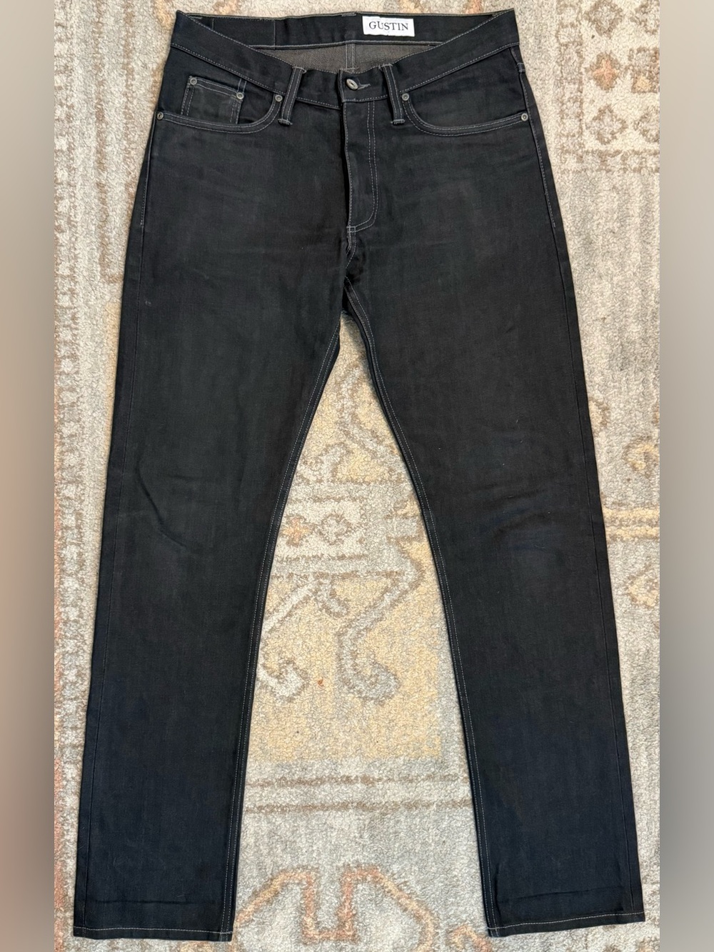 GUSTIN #138 Charcoal Organic Hemp - 33 Slim